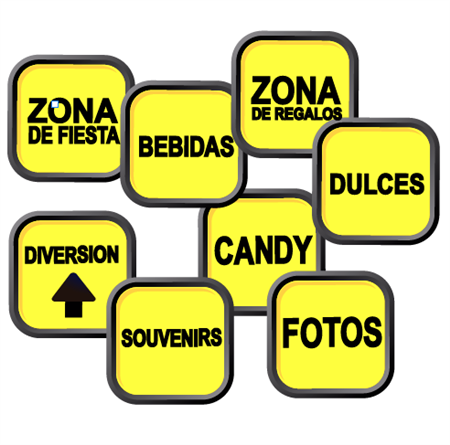 Identificadores Party Construcción 8u